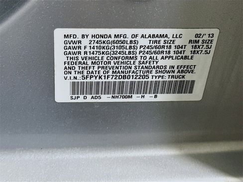 Used 2013 Honda Ridgeline Sport image 32