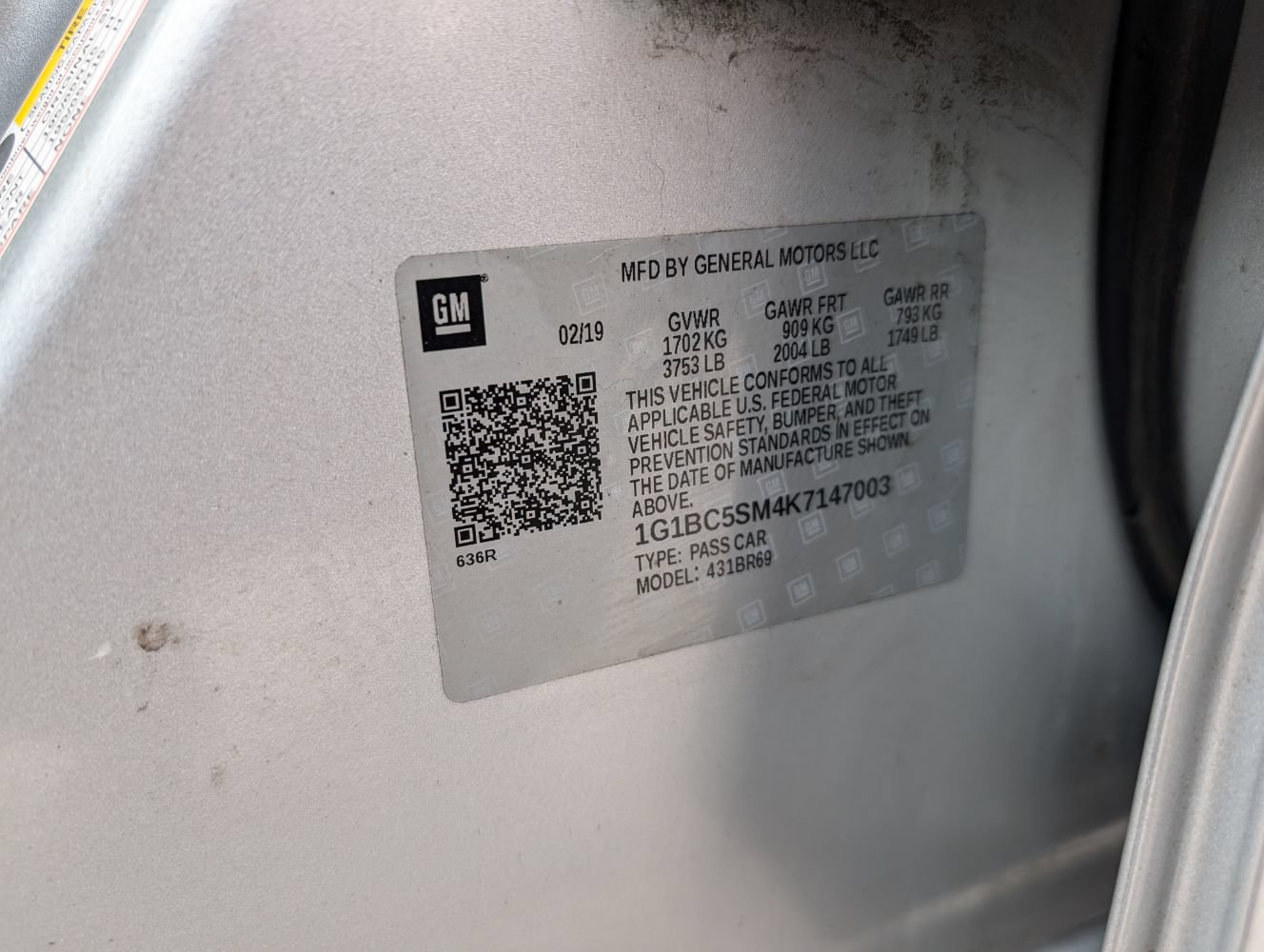 Used 2019 Chevrolet Cruze LS FWD image 25
