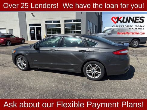 Used 2016 Ford Fusion Energi Titanium w/ Driver Assist Package FWD image 14
