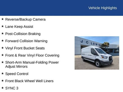Used 2025 Ford Transit 150 148 Medium Roof w/ Load Area Protection Package RWD image 29