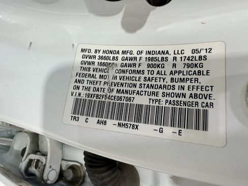 Used 2012 Honda Civic LX image 32