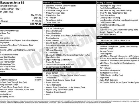 Used 2023 Volkswagen Jetta SE FWD image 10