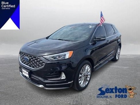 Certified 2022 Ford Edge Titanium w/ Equipment Group 301A AWD/4WD image 1