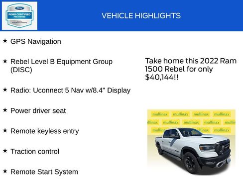 Used 2022 RAM 1500 Rebel w/ Rebel Level B Equipment Group AWD/4WD image 18