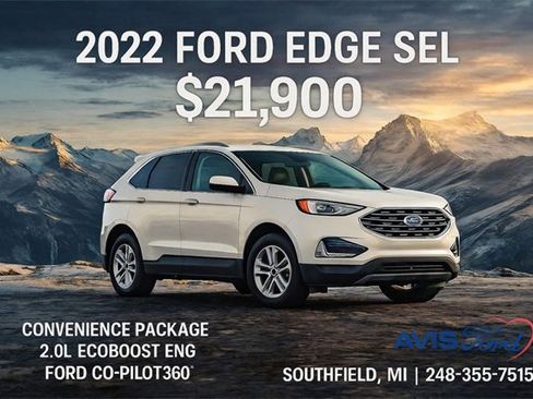 Certified 2022 Ford Edge SEL w/ Convenience Package image 1