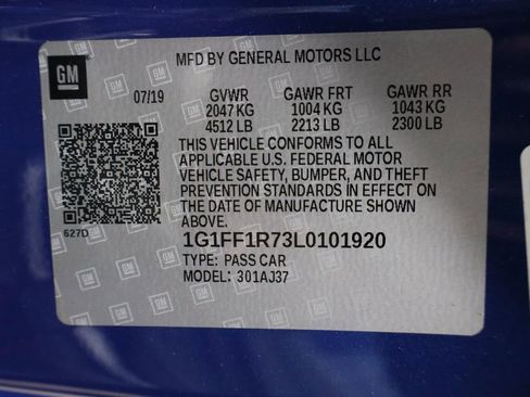 Used 2020 Chevrolet Camaro SS RWD image 34