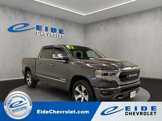 Used 2022 RAM 1500 Limited w/ Body Color Bumper Group AWD/4WD image 1