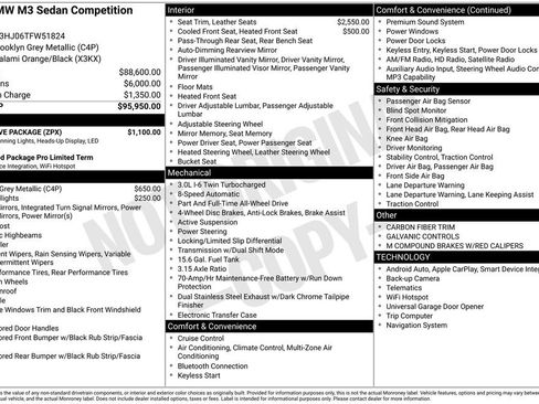 Used 2026 BMW M3 Competition w/ Executive Package AWD/4WD image 2