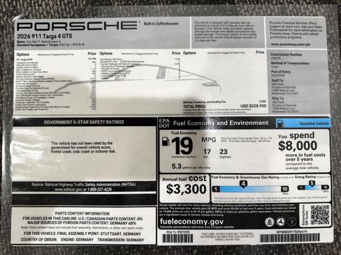 Used 2026 Porsche 911 Targa 4 GTS image 40