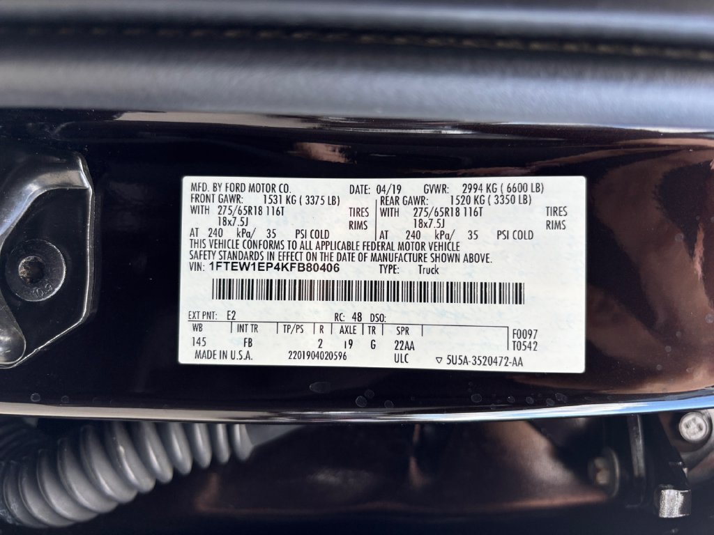 Used 2019 Ford F150 XLT w/ Equipment Group 302A Luxury AWD/4WD image 30