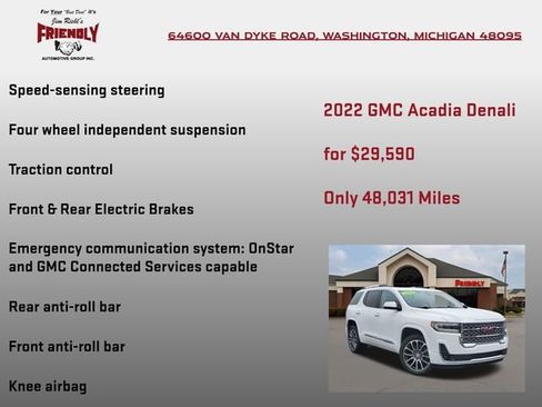 Used 2022 GMC Acadia Denali image 20