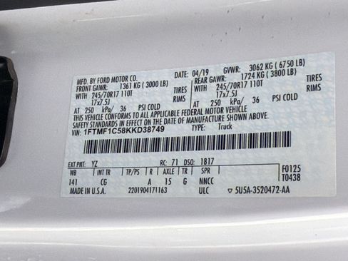 Used 2019 Ford F150 XL w/ XL Power Equipment Group RWD image 18