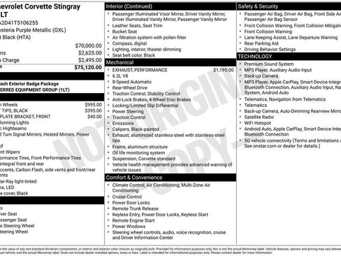 Used 2026 Chevrolet Corvette Stingray Coupe w/ 1LT RWD image 6