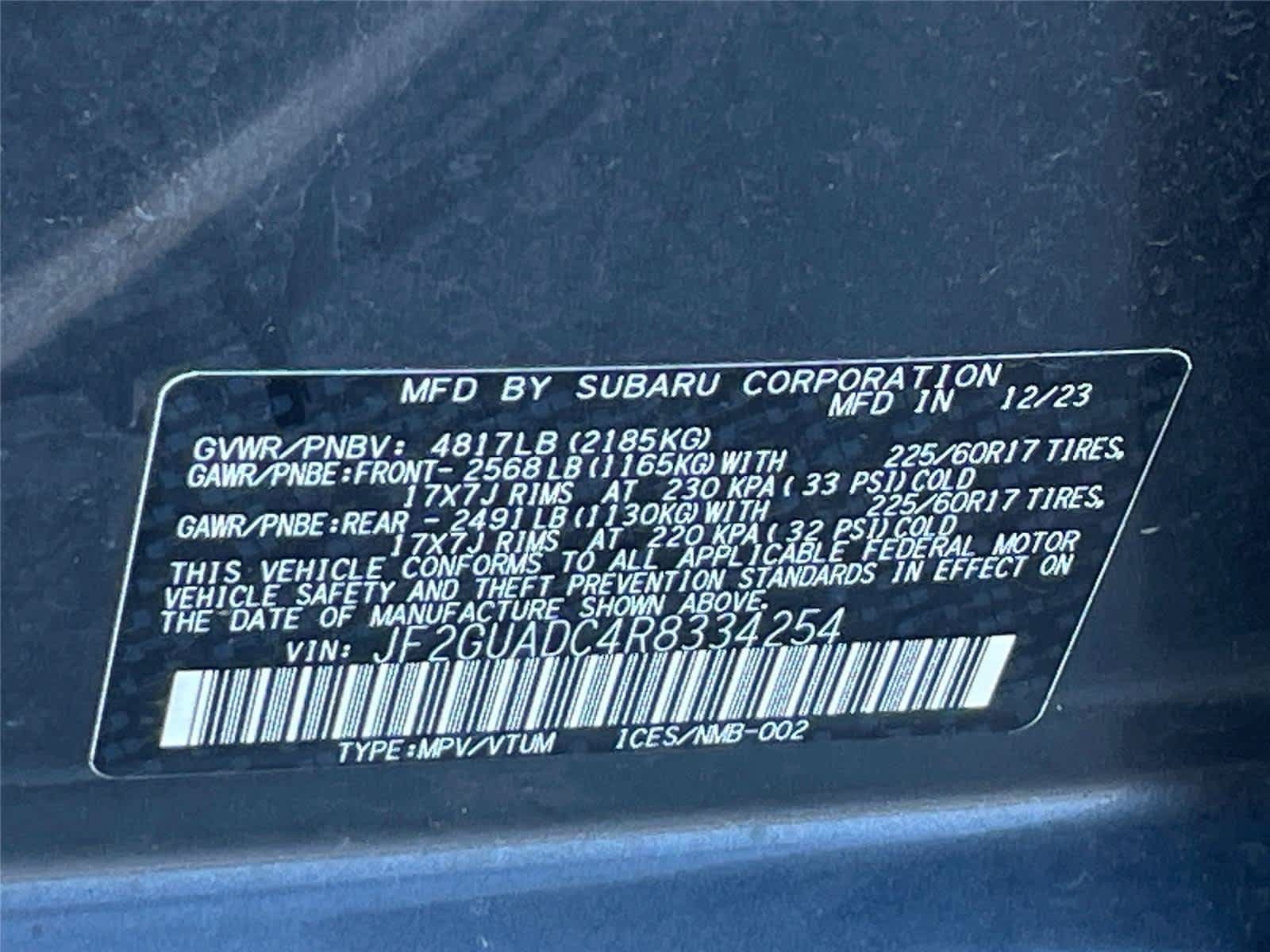Used 2024 Subaru Crosstrek 2.0i Premium AWD/4WD image 31