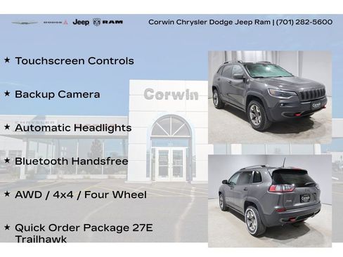 Used 2019 Jeep Cherokee Trailhawk image 8