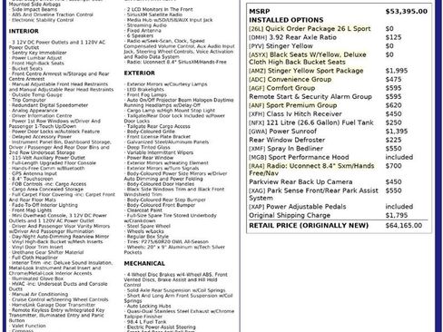 Used 2016 RAM 1500 Sport w/ Stinger Yellow Sport Package image 2