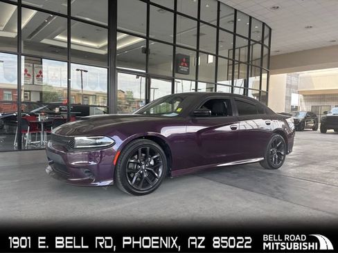 Used 2022 Dodge Charger R/T w/ Blacktop Package RWD image 1