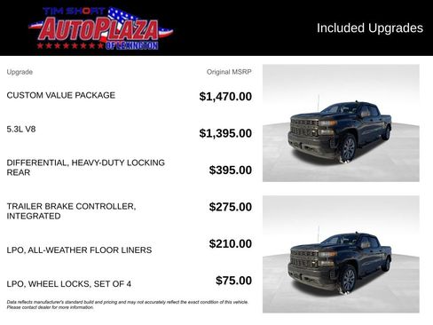 Used 2020 Chevrolet Silverado 1500 Custom w/ Custom Value Package image 17