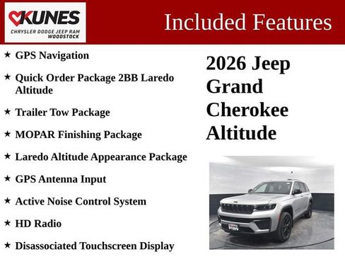 New 2026 Jeep Grand Cherokee Altitude AWD/4WD image 3