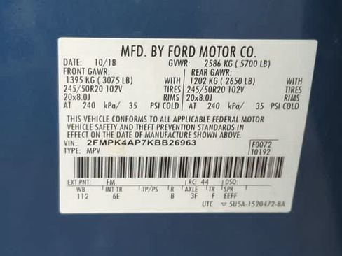 Used 2019 Ford Edge ST w/ Equipment Group 401A AWD/4WD image 38