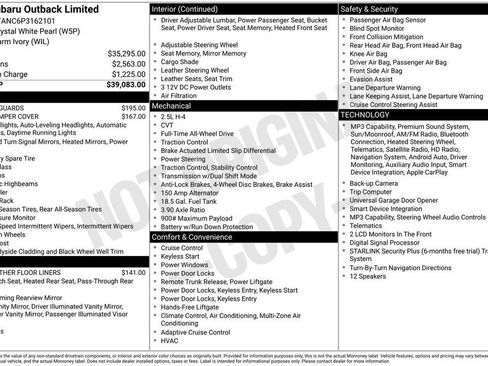 Used 2023 Subaru Outback Limited AWD/4WD image 5