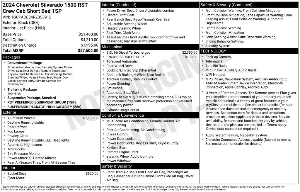 Used 2024 Chevrolet Silverado 1500 RST RWD image 5
