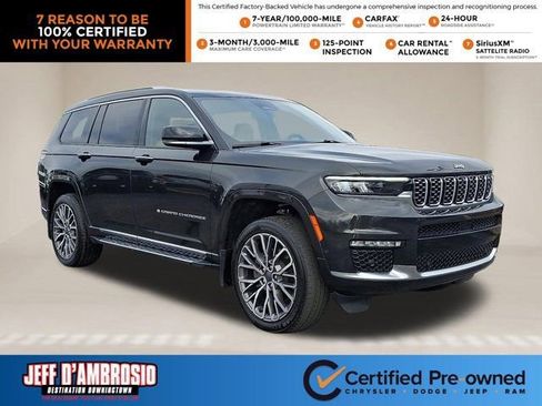 Certified 2023 Jeep Grand Cherokee L Summit AWD/4WD image 1