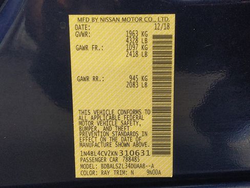 Used 2019 Nissan Altima 2.5 SR w/ SR Premium Package FWD image 33