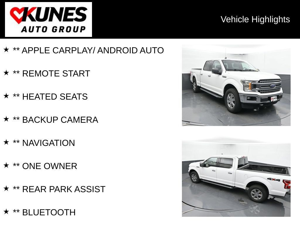 Used 2020 Ford F150 XLT w/ Equipment Group 302A Luxury AWD/4WD image 2
