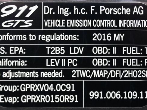 Used 2016 Porsche 911 Carrera 4 GTS AWD/4WD image 49