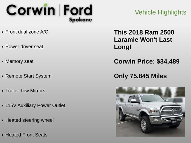 Used 2018 RAM 2500 Laramie AWD/4WD image 6