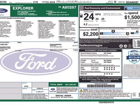 Used 2025 Ford Explorer Active RWD image 2