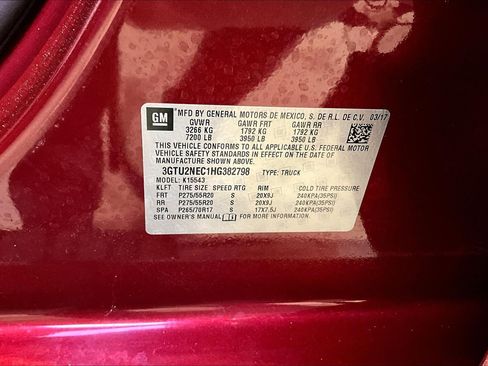 Used 2017 GMC Sierra 1500 SLT w/ SLT Premium Package AWD/4WD image 21