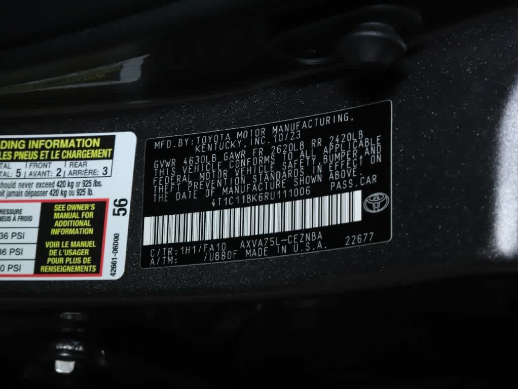 Certified 2024 Toyota Camry LE AWD/4WD image 20