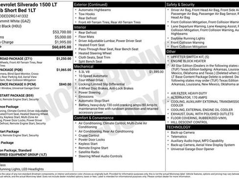 Used 2024 Chevrolet Silverado 1500 LT w/ Z71 Off-Road Package AWD/4WD image 6