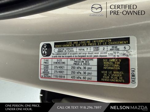 Certified 2026 MAZDA CX-90 3.3 Turbo w/ Premium Sport Pkg AWD/4WD image 52