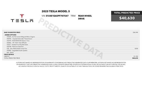 Used 2023 Tesla Model 3 Standard Range RWD image 2