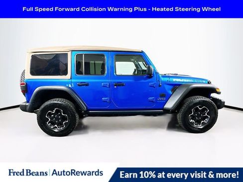 Used 2022 Jeep Wrangler Unlimited Rubicon 4xe w/ Steel Bumper Group AWD/4WD image 8