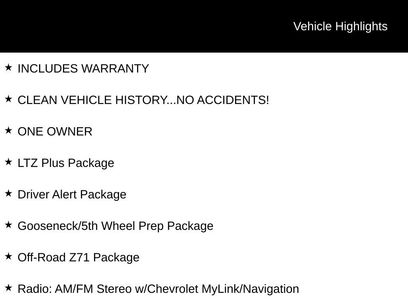 Used 2018 Chevrolet Silverado 2500 LTZ w/ Vortec Plus Package