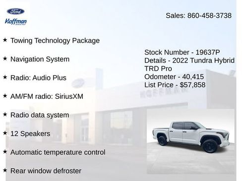 Used 2022 Toyota Tundra TRD Pro AWD/4WD image 5