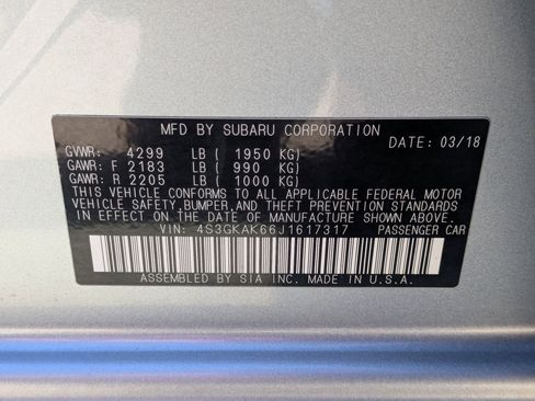 Used 2018 Subaru Impreza 2.0i Sport AWD/4WD image 30