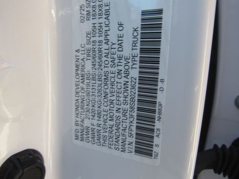 Used 2025 Honda Ridgeline RTL image 6