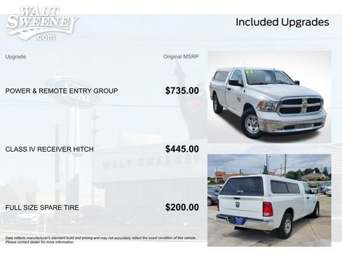 Used 2022 RAM 1500 Tradesman w/ Power & Remote Entry Group RWD image 11