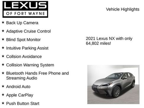 Certified 2021 Lexus NX 300 AWD w/ Comfort Package image 7