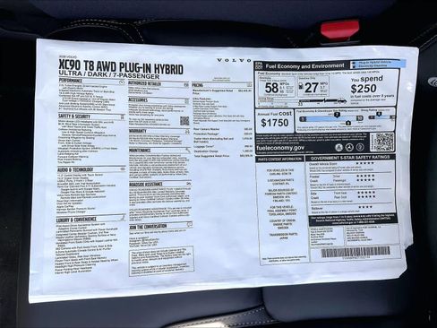 New 2026 Volvo XC90 T8 Ultra w/ Protection Package AWD/4WD image 37