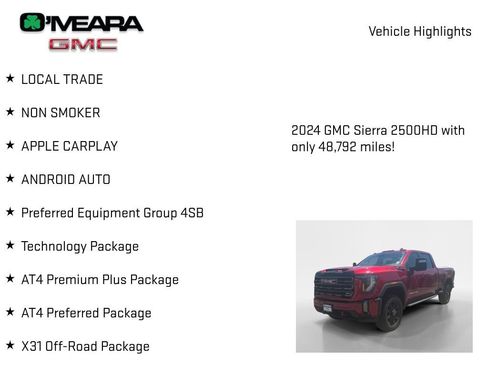 Used 2024 GMC Sierra 2500 AT4 w/ AT4 Premium Plus Package AWD/4WD image 8