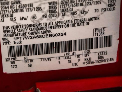 Used 2012 Ford F250 Lariat w/ Lariat Interior Pkg image 36