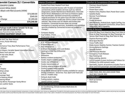 Certified 2023 Chevrolet Camaro ZL1 image 11