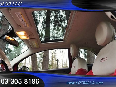Used 2013 FIAT 500 Lounge w/ Luxury Leather Pkg image 3