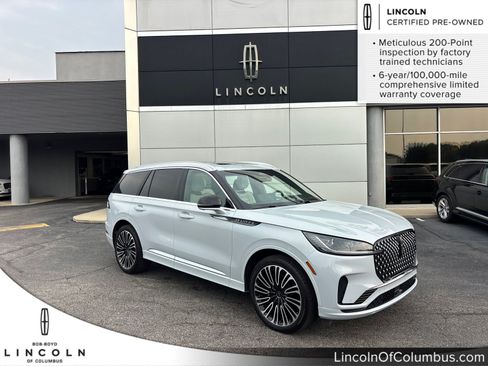 Certified 2025 Lincoln Aviator Black Label AWD/4WD image 1